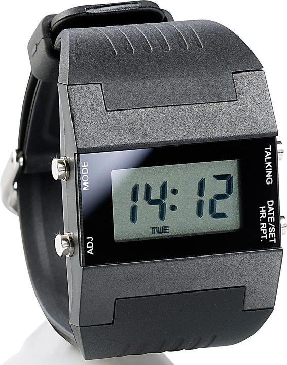 Produktbild St. Leonhard Sprechende Damen-Armbanduhr mit Weckfunktion (Digitaluhr)
