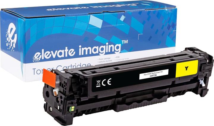 Image du produit Elevate Cartouche de toner CE412A (305A) Jaune pour HP LaserJet Pro - 2.6k - Compatible