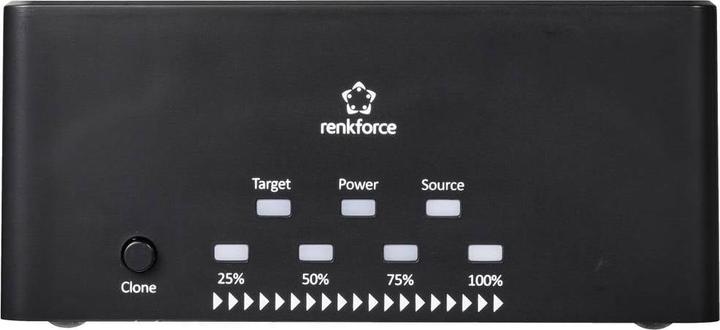 Produktbild Renkforce RF-5576396 USB 3.2 Gen 1 (USB 3.0) SATA Festplatten-Dockingstation mit Clone-Funktion