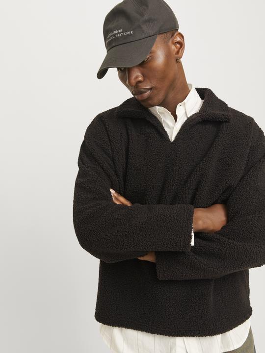 Produktbild Jack & Jones Joravondale Teddy Split Neck Sweat Ln (M)