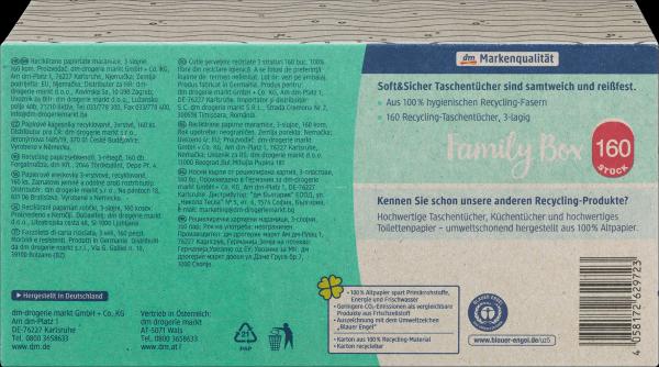 Image du produit dm Soft&Sicher Boîte de mouchoirs recyclés