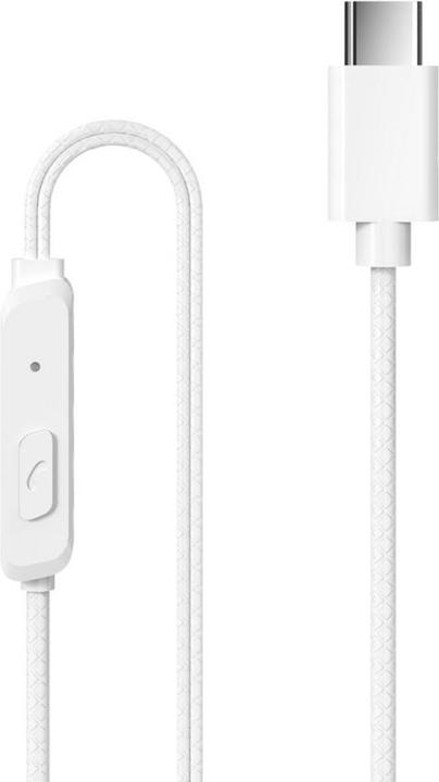 Dudao X3B Wired Earphones with Lightning Plug (White) (keine Geräuschunterdrückung, Kabelgebunden)