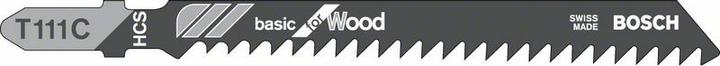 Actual product image Bosch Zubehör Jigsaw blade HCS, T 111 C Ac