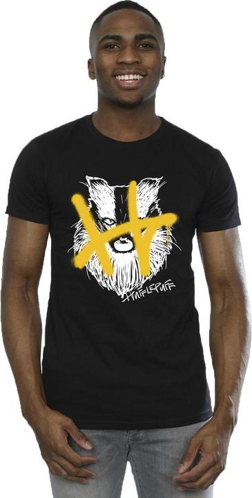 Actual product image Mens Hufflepuff Pop Spray T-Shirt (M)