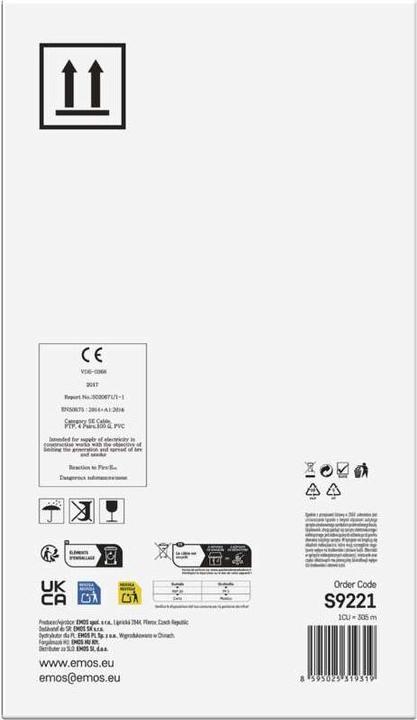 Produktbild Emos Datenkabel FTP 5E, 305m (CAT5e, 305 m)