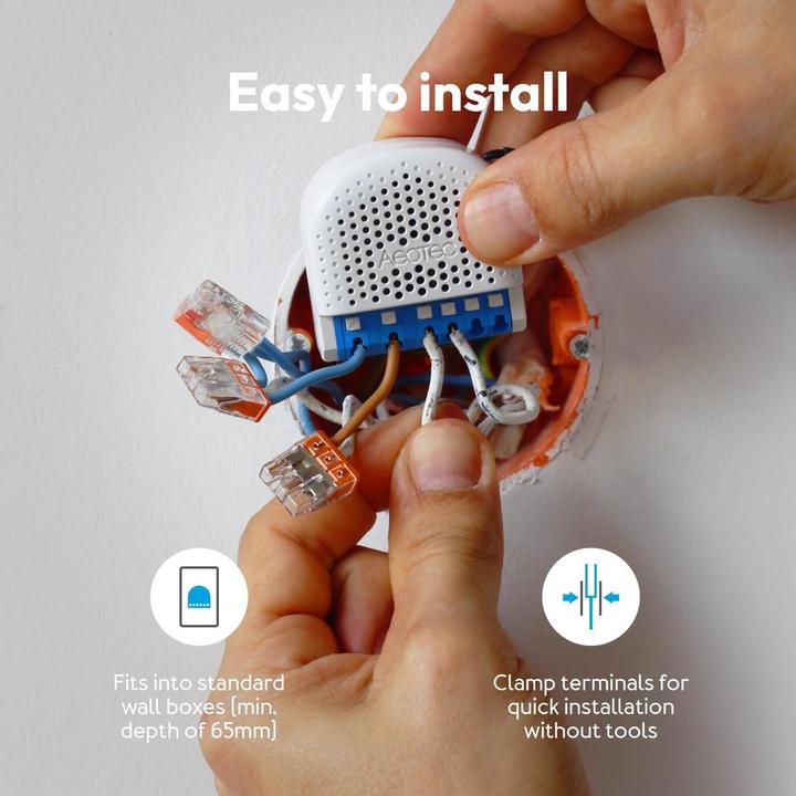 Produktbild Aeotec AEOZZGA004 - Pico Shutter (Zigbee) (Rolladenaktor)