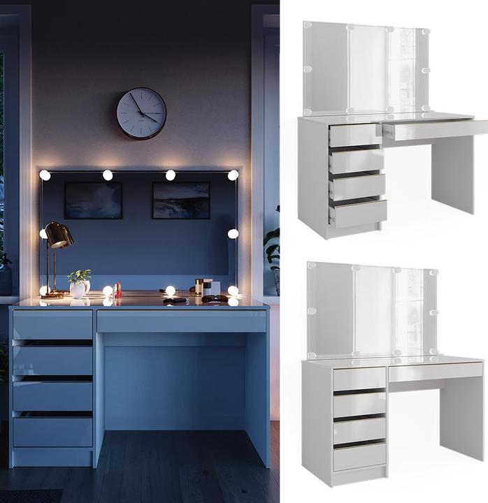 Immagine prodotto Vicco Sherry con illuminazione (120 x 75 x 55 cm)