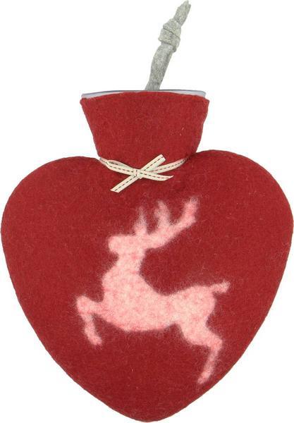 Immagine prodotto Dorothee Lehnen Bottiglia d'acqua calda Stag Jump, 0,7 l, rosso (0.70 l)