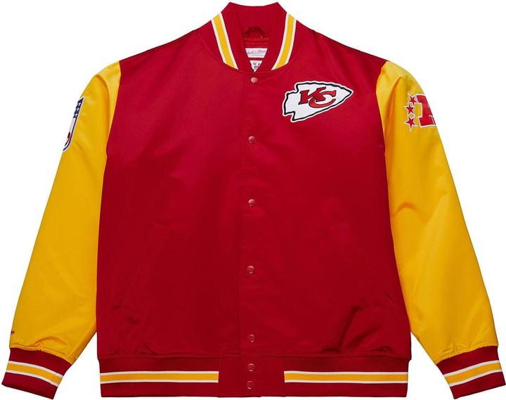 Produktbild Mitchell & Ness M&N Heavyweight Satin Jacke NFL Kansas City Chiefs - XL (XL)