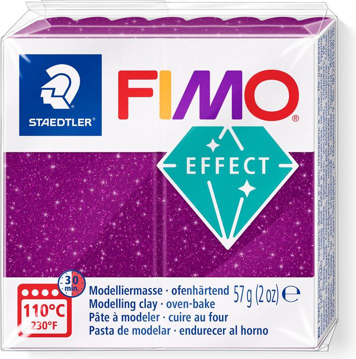 Fimo EFFECT GALAXY Modelliermasse, lila, 57 g