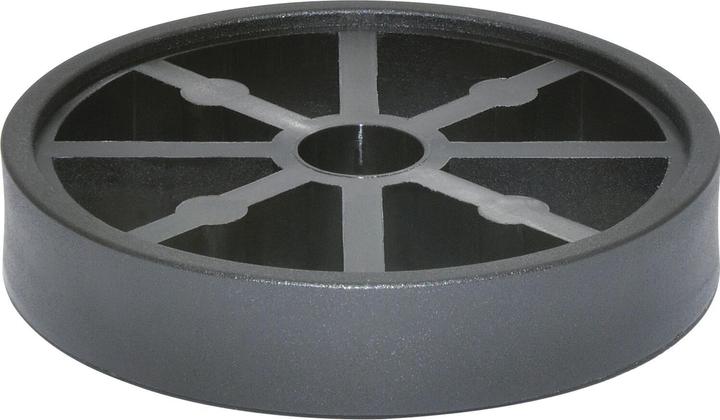 Wagner System QuickClick Lounge Adapterverlängerung, ø 50mm,Höhe 10mm,Kunststoff,schwarz