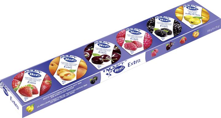 Hero Extra jam assortment (190 g)