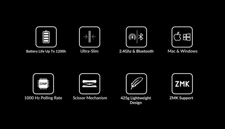 Image du produit Keychron B1 Pro (US, Sans fil)