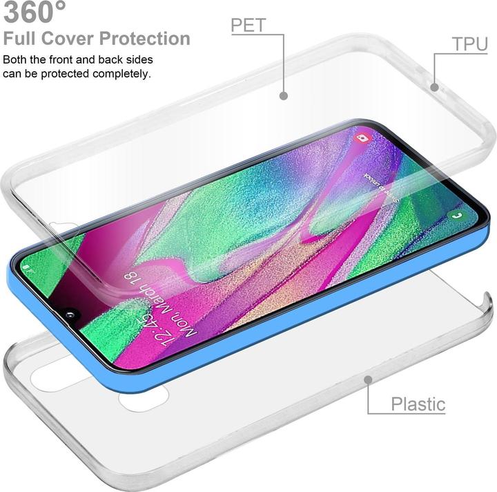 Productafbeelding Cadorabo TPU 360 graden hoesje (Samsung Galaxy A40)