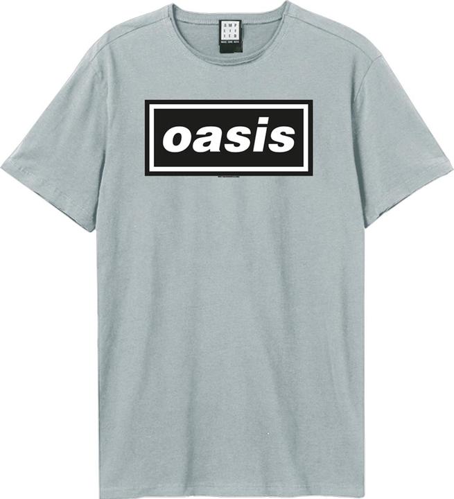 Actual product image Amplified Unisex Adult Oasis Logo T-Shirt (L)