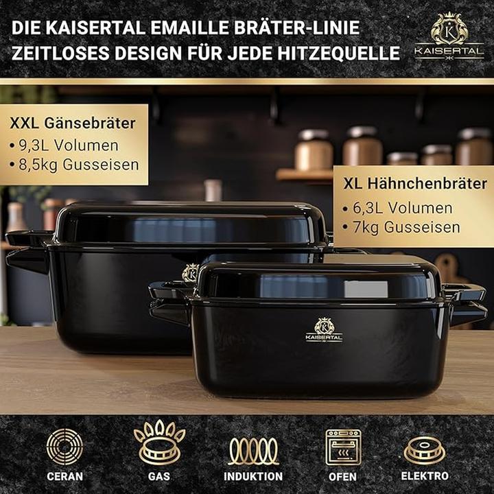 Produktbild Kaisertal Gänsebräter (Bräter + Schmortopf, Gusseisen)