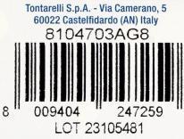 Valori nutrizionali e ingredienti Tontarelli pattumiera verticale con manico moda 28l verde/ner (28 l)
