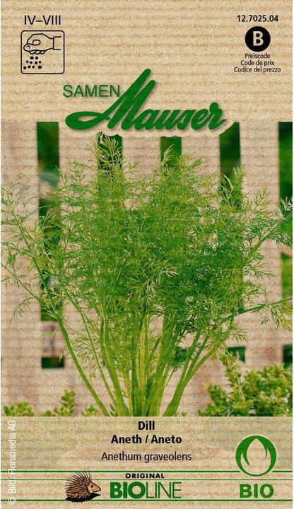 Produktbild Samen Mauser Bio Dill (Kräutersamen)