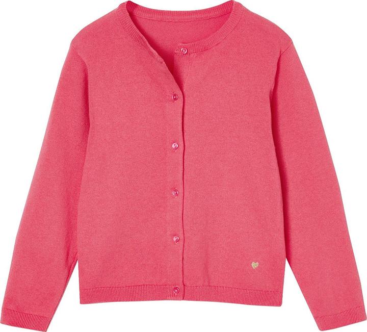 Vertbaudet Mädchen Strickjacke BASICS Oeko-Tex (122)