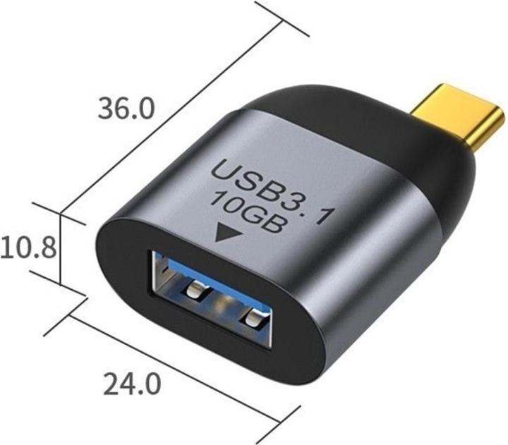 Produktbild PowerGuard USB-C auf USB 3.1 Adapter 10 Gbit/s (USB 3.1)