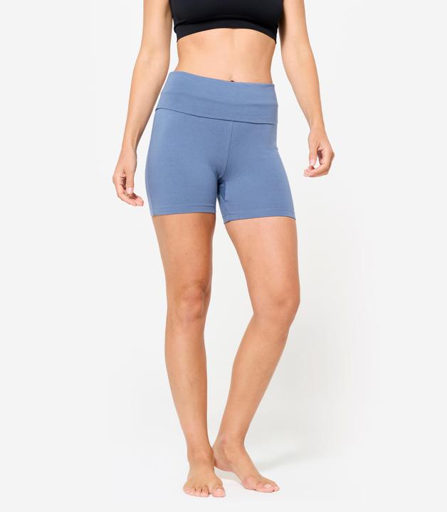 Kimjaly Shorts sanftes Yoga Damen - kometenblau (XS)