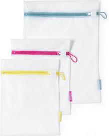 Brabantia Sac de protection du linge 3 pièces, blanc