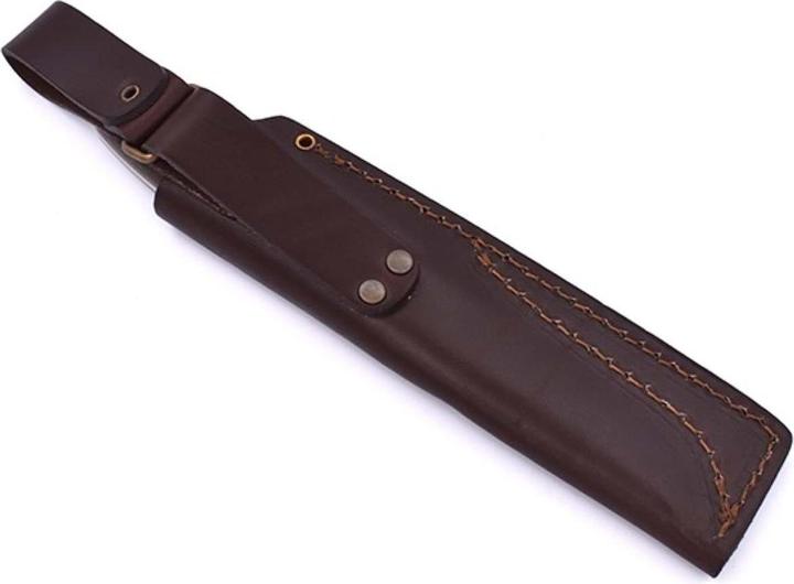 Actual product image Brisa Trapper 115 Green Micarta Scandi Bushcraft (11.50 cm)
