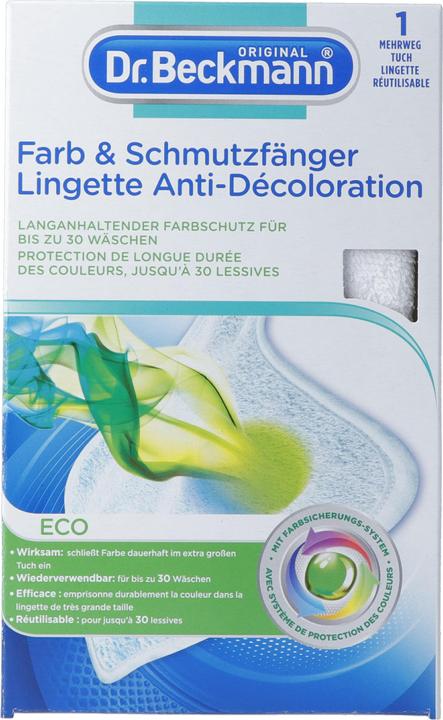 Actual product image Dr. Beckmann Colour and dirt trap (30 Washing cycles, Sheets)