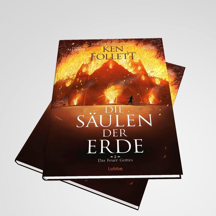 Actual product image Die Säulen der Erde - Das Feuer Gottes (German, Ken Follett, Didier Alcante, 2025)