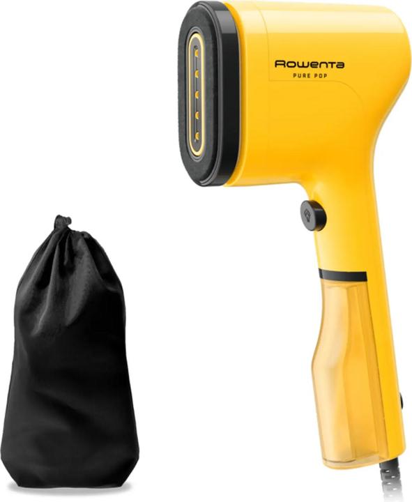 Actual product image Rowenta Pure Pop DR2026 Portable Garment Steamer Yellow (20 g/min)
