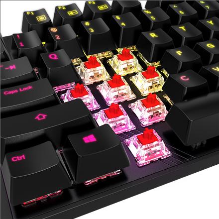 Actual product image Gigabyte AORUS K1, Mechanical gaming keyboard, RGB LED lighting, EN, Black, with cable (Eng. Int., Cable)
