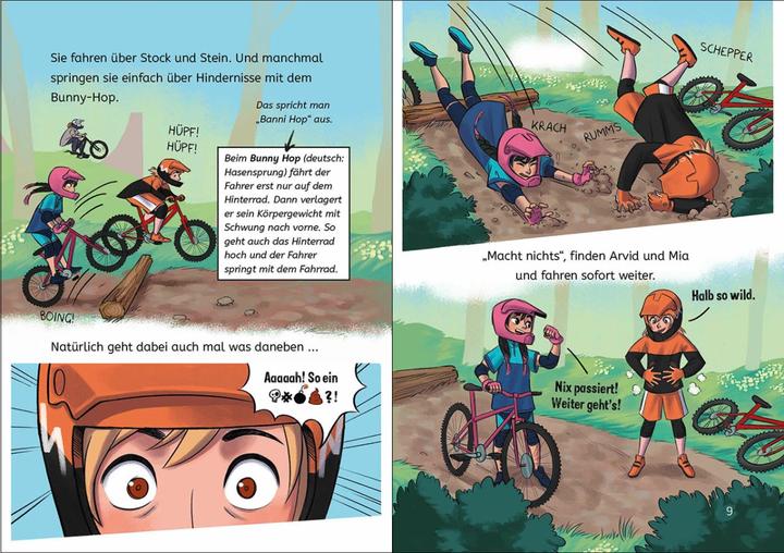 Actual product image Loewe Leselöwen 3. Klasse - Aufregung im Bike-Park (German, Christian Tielmann, Sarah-Lisa Hleb, 2024)
