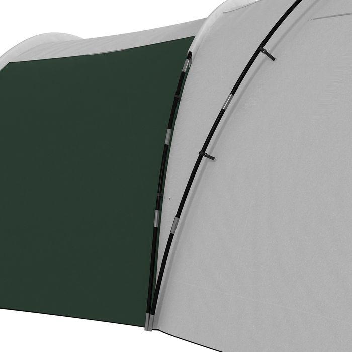 Actual product image Swisshandel24 Tunnelzelt Campingzelt für 6-9 Personen mit 3 Schlafzimmern, Wohnzimmer, Veranda (Tunnel tent, 6 persons)