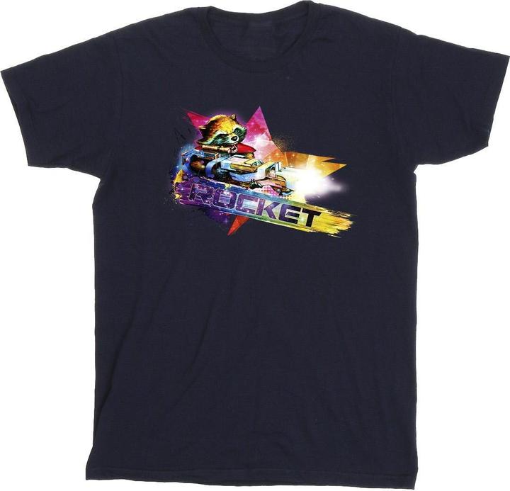 Immagine prodotto Guardians Of The Galaxy Abstract Rocket Raccoon Maglietta Uomo (L)