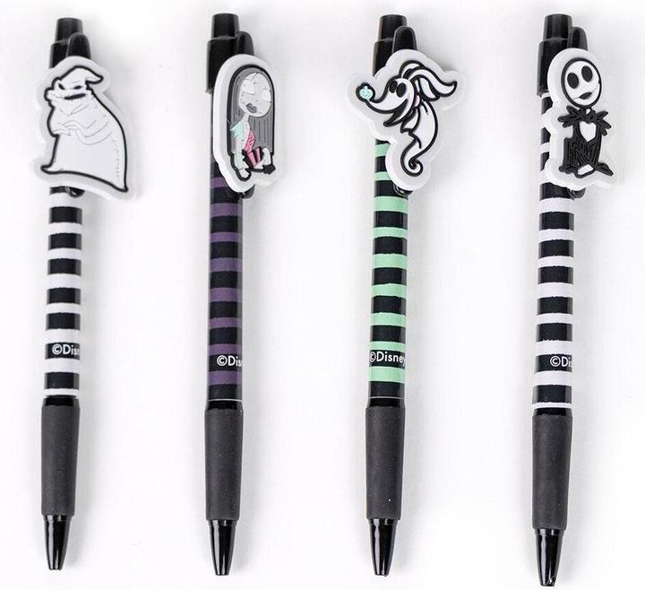 Produktbild Cerda L'ETRANGE NOEL de Mr JACK - Set de 4 Stylos à Bille (White, no ir, 4 x)