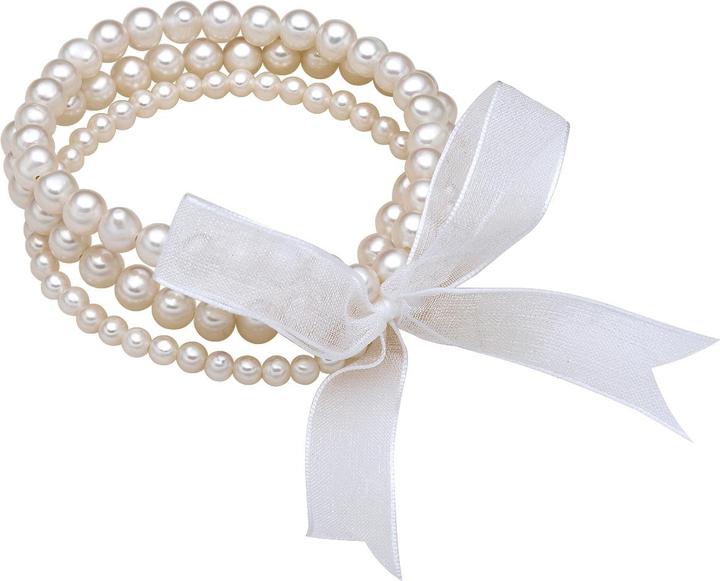 Rafaela Donata Damen Süsswasser-Zuchtperle weiss - 30364 (19 cm, Organza)