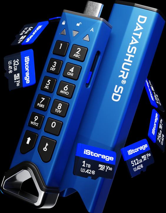 Actual product image iStorage datAshur SD Single Pack (USB-C 3.2 Gen 1)