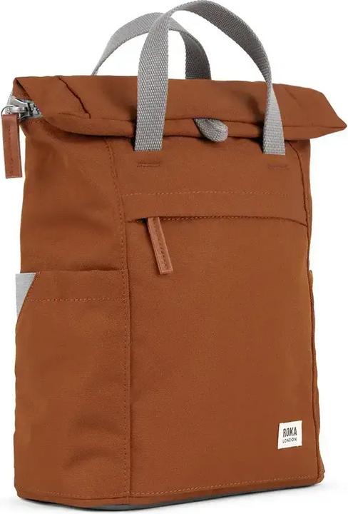 Roka London Finchley A Bran Recycled Canvas12-15 recycled bottles Small (10 l)
