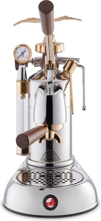 Actual product image La Pavoni LPLEXP01EU, Espresso machine Expo 2015, Chrome/or (EU plug)