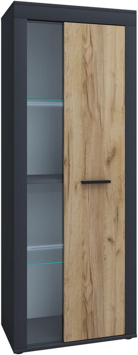 Immagine prodotto VCM Mobile Vetrina Soggiorno Vetro Usilo (60 x 35 x 159 cm)