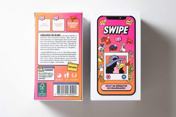 Produktbild Ninja Print SWIPE - Spelet om drömdejter och dealbreakers! (SE)