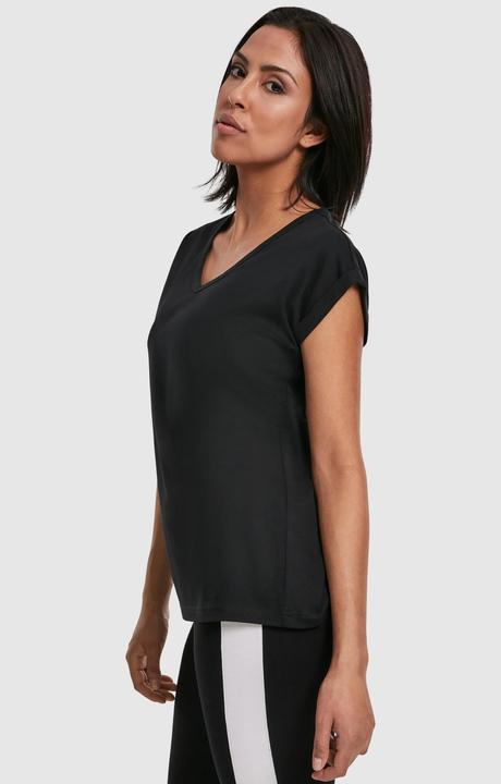 Produktbild Urban Classics Ladies Round V-Neck Extended Shoulder Tee (XXL)