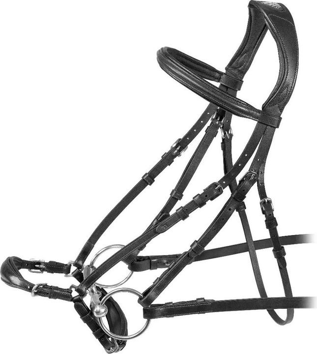Actual product image Velociti Rapida Leather Horse Noseband Bridle