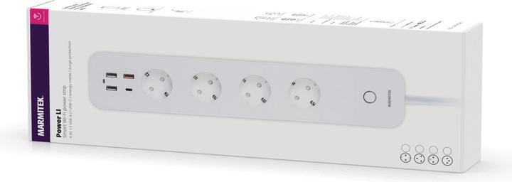 Produktbild Marmitek Wlan-Steckerleiste (8 x, Typ 13, USB, USB-C, USB-A)