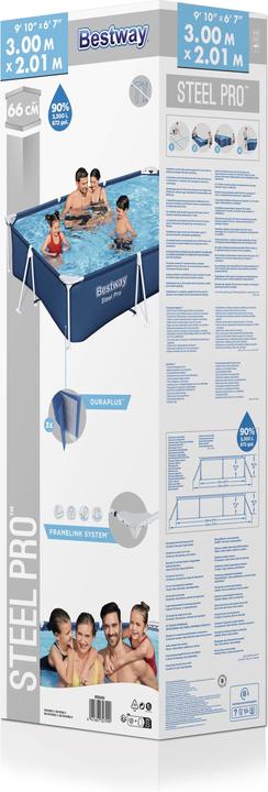 Actual product image Bestway Steel Pro Pool (300 x 201 x 66 cm)