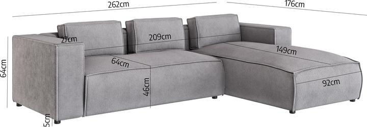 Actual product image Ropez Cloe (Corner sofa)
