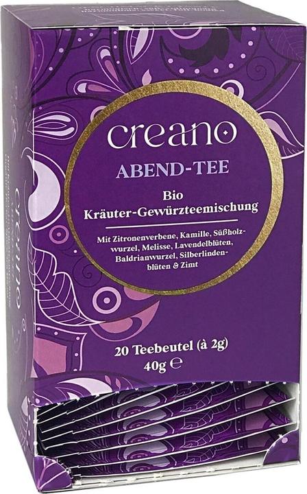 Immagine prodotto Creano Tè biologico in bustina Tè della sera Confezione da 20 bustine n.14 (83 g)