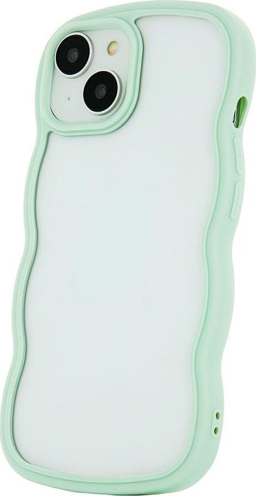 Actual product image OEM Wave case for iPhone 12 / 12 Pro 6,1" green (Apple iPhone 12, Apple iPhone 12 Pro)
