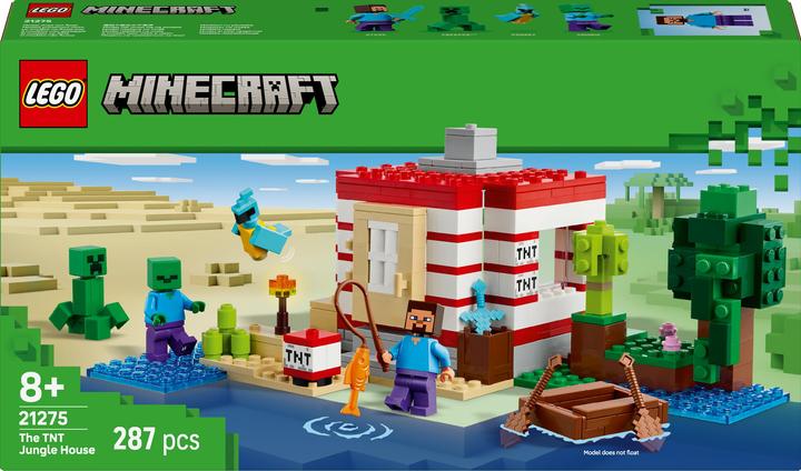 Productafbeelding LEGO Das TNT-Dschungelhaus (21275, LEGO Minecraft)