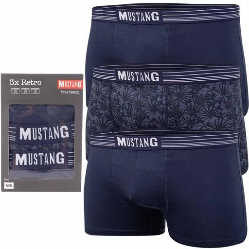 Produktbild Mustang Herren-Boxershorts im 3er-Pack (M, 3er Pack)